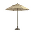 Grosfillex 98380331 7-1/2 Ft. Round Top Windmaster Umbrella in Khaki