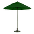 Grosfillex 98382031 7-1/2 Ft Round Top Windmaster Umbrella in Forest Green