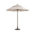 Grosfillex 98842531 9 Ft. Round Top Windmaster Umbrella in Canvas