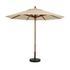 Grosfillex 98910331 9 Ft. Round Top Market Umbrella in Khaki