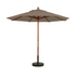 Grosfillex 98918131 9 Ft. Round Top Market Umbrella in Taupe