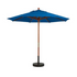 Grosfillex 98919731 9 Ft. Round Top Market Umbrella in Pacific Blue