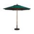 Grosfillex 98942031 7 Ft. Round Top Market Umbrella in Forest Green
