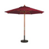 Grosfillex 98942731 7 Ft. Round Top Market Umbrella in Burgundy