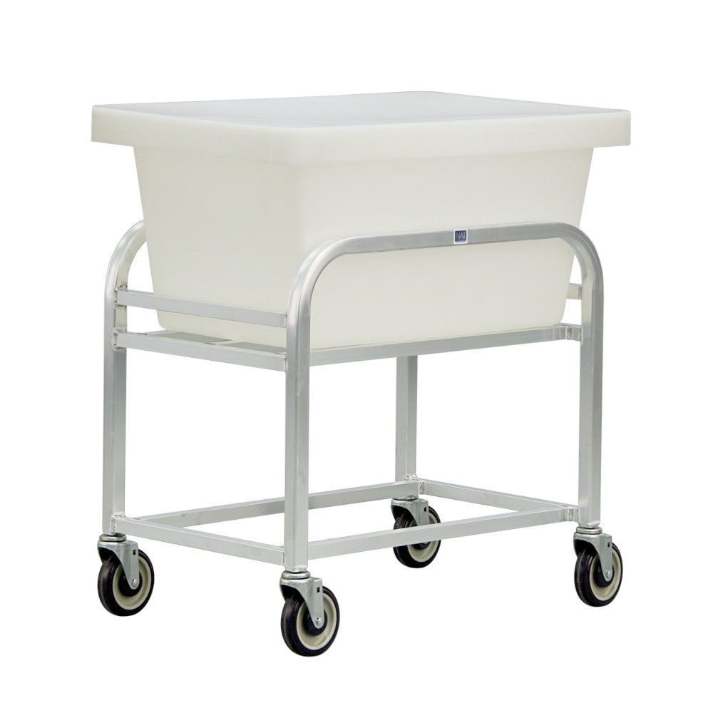 New Age 99271 Aluminum 20" Bulk Goods Cart - 4 Bushel Capacity