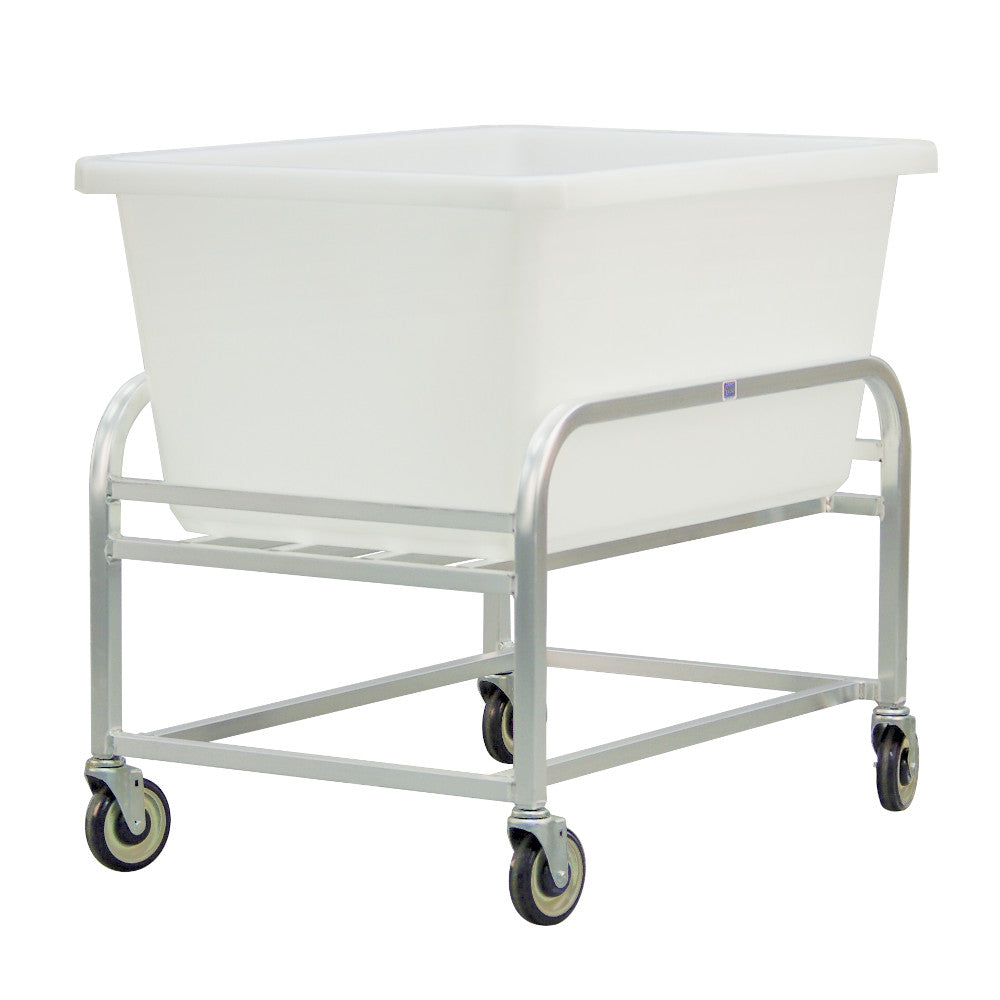 New Age 99274 Aluminum 26-1/2" Bulk Goods Cart - 9 Bushel Capacity