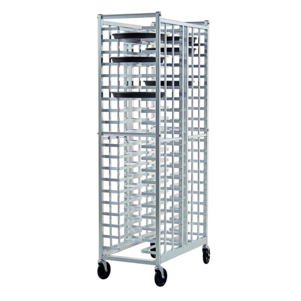 New Age 99310 Mobile Single Wide 20.38" Universal Pizza Pan Rack with 32" Depth