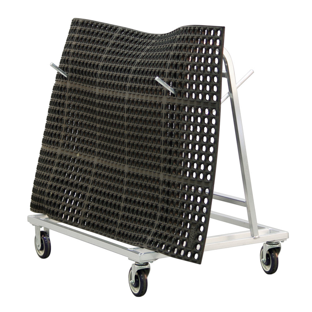 New Age 99360 Aluminum Mat Cart - 500 lb. Capacity