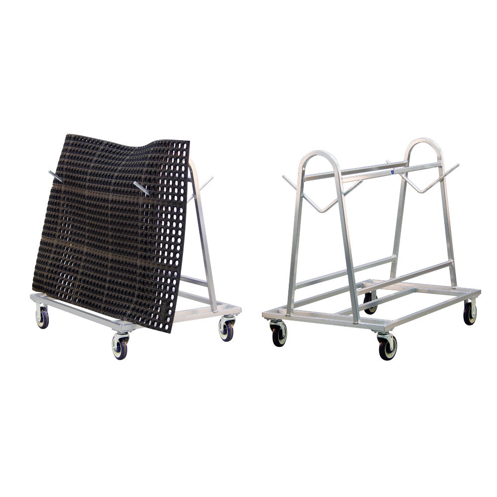 New Age 99360 Aluminum Mat Cart - 500 lb. Capacity