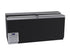 Krowne Metal BC72-BG 72" Self-Contained Flat Top Black Vinyl Bottle Cooler