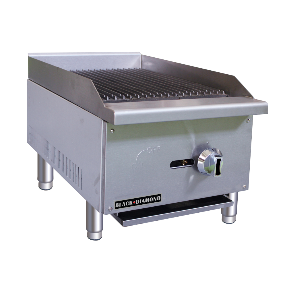 Adcraft BDECTC-16/NG Black Diamond Standard Series Gas Charbroiler 16"W