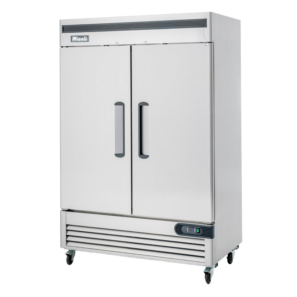 Migali C-2FB-HC 2 Door Reach-In Freezer, Bottom Mount