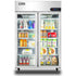 Migali C-2RG-HC 2 Door Glass Reach-In Refrigerator