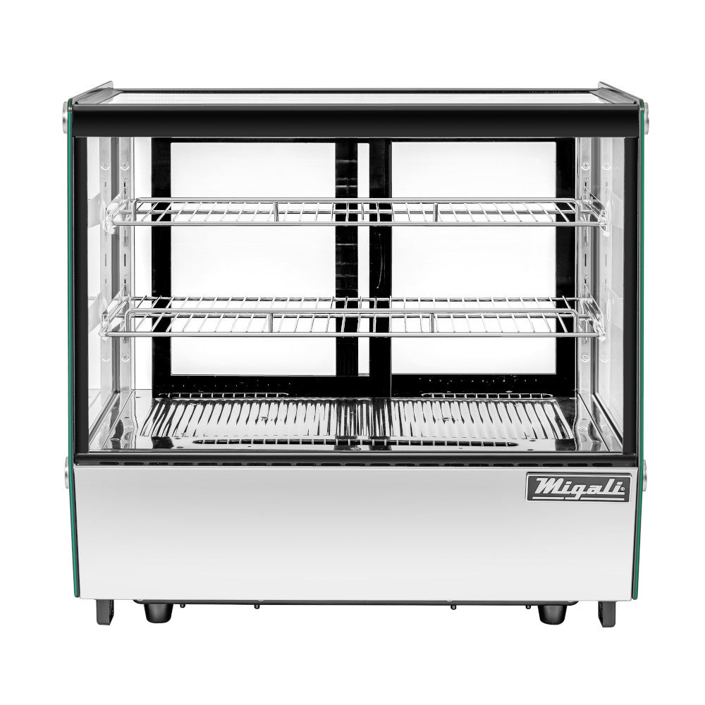 Migali C-42CTS-28 28” Wide Counter-Top Straight Glass Display Case Refrigerator