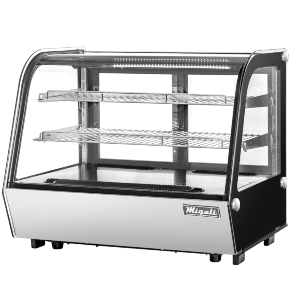 Migali C-56CTC-35 35” Wide Counter-Top Curved Glass Display Case Refrigerator