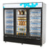 Migali C-72RM-HC 72 cu/ft Glass Door Merchandiser Freezer