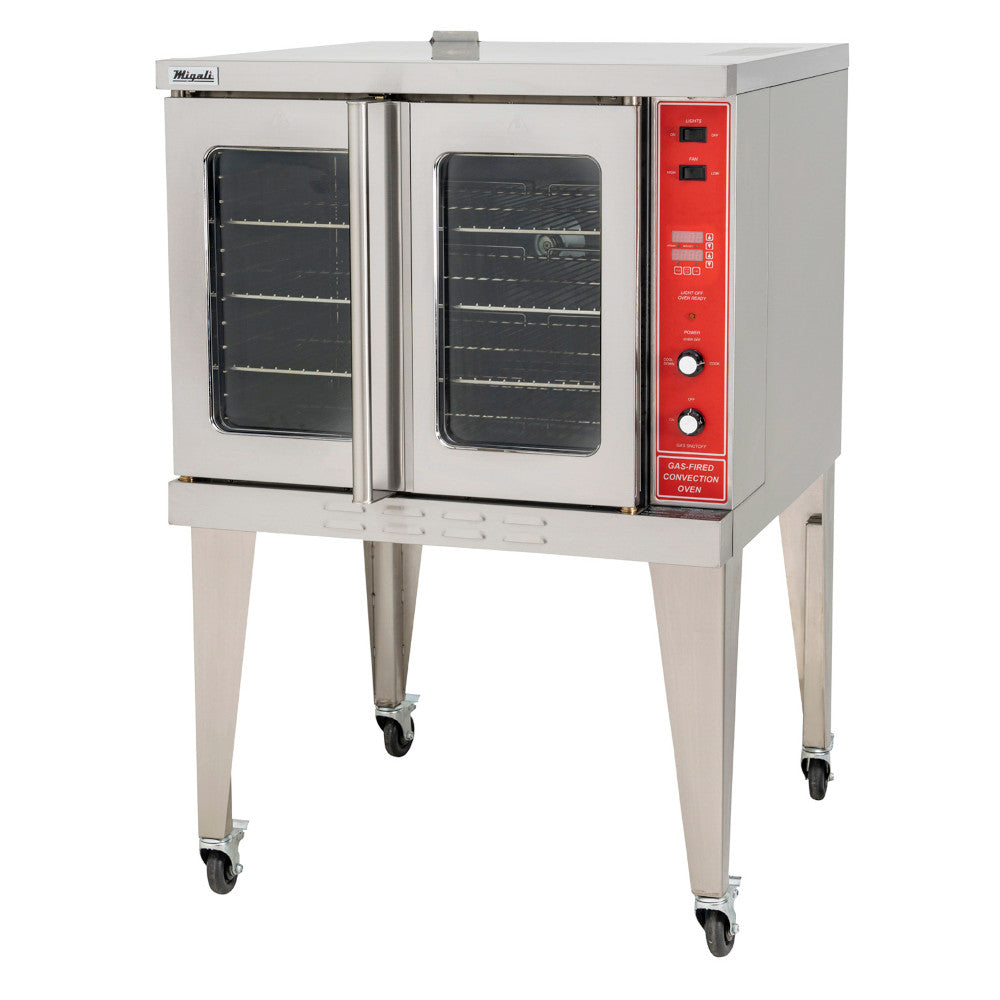 Migali C-CO1-NG Single Deck Natural Gas Convection Oven