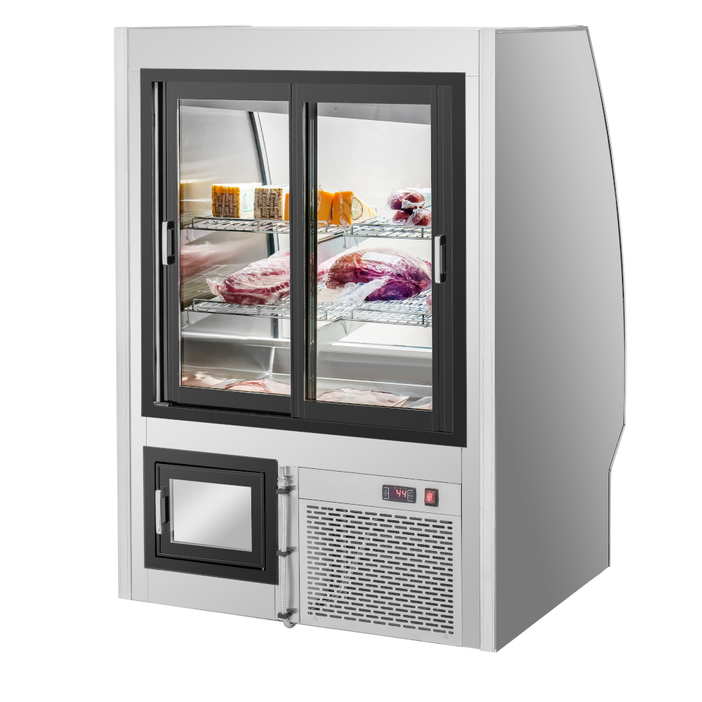 Migali C-DC-3 3 Ft Deli Display Case, Curved Glass