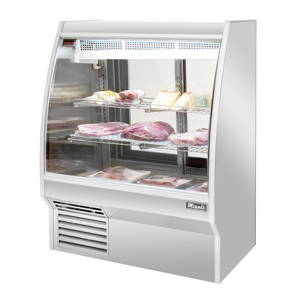 Migali C-DC-3 3 Ft Deli Display Case, Curved Glass