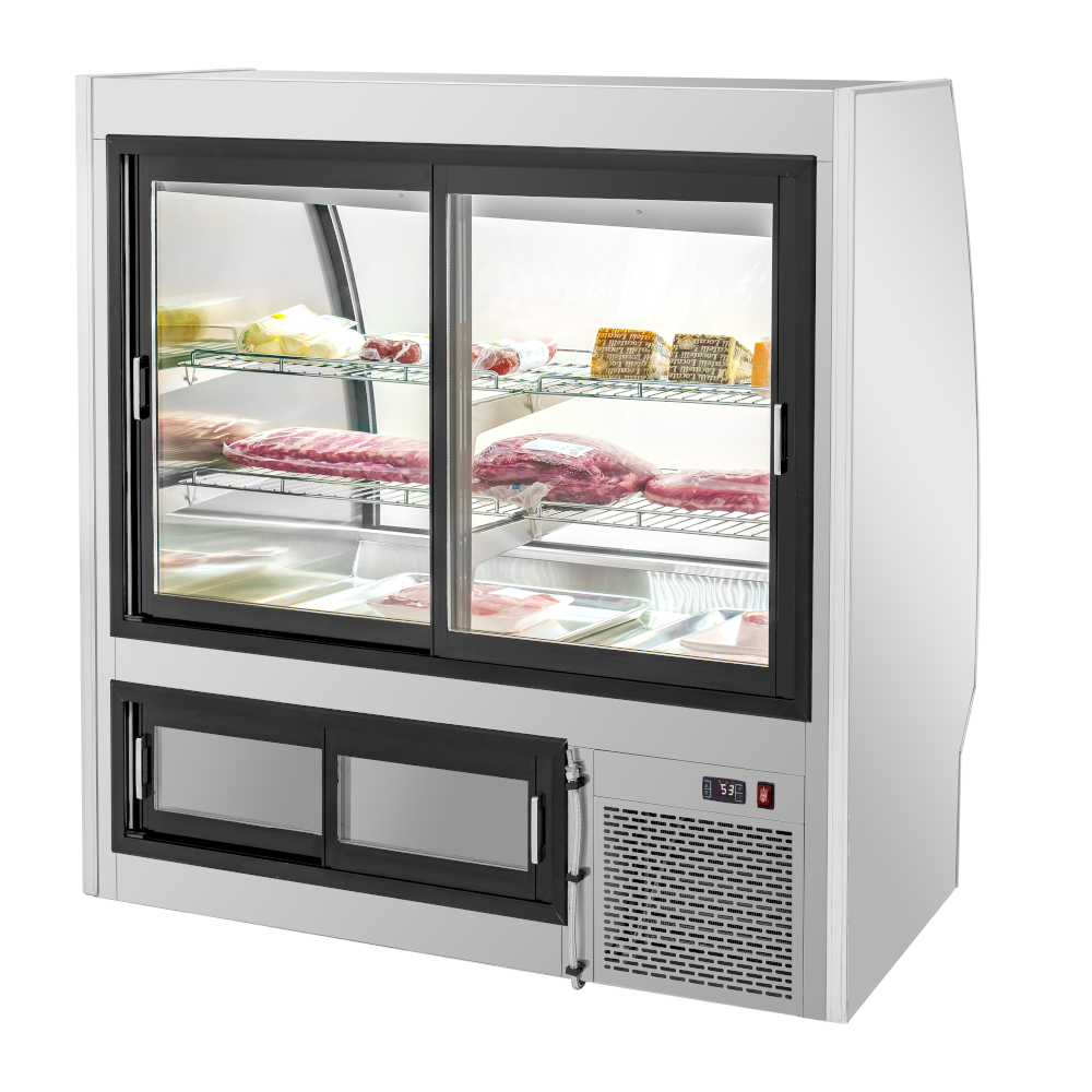 Migali C-DC-4 4 Ft Deli Display Case, Curved Glass