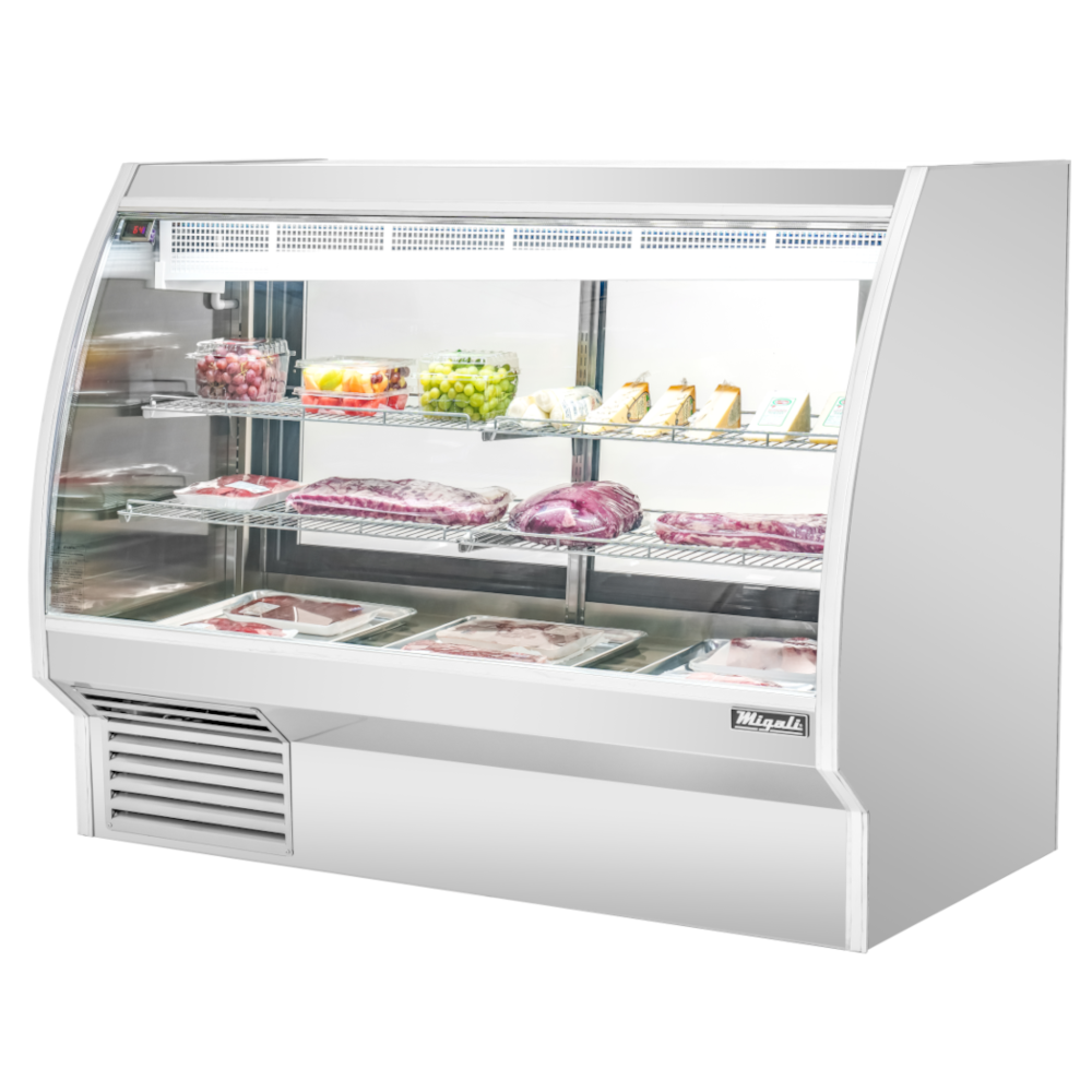 Migali C-DC-6 6 Ft Deli Display Case, Curved Glass