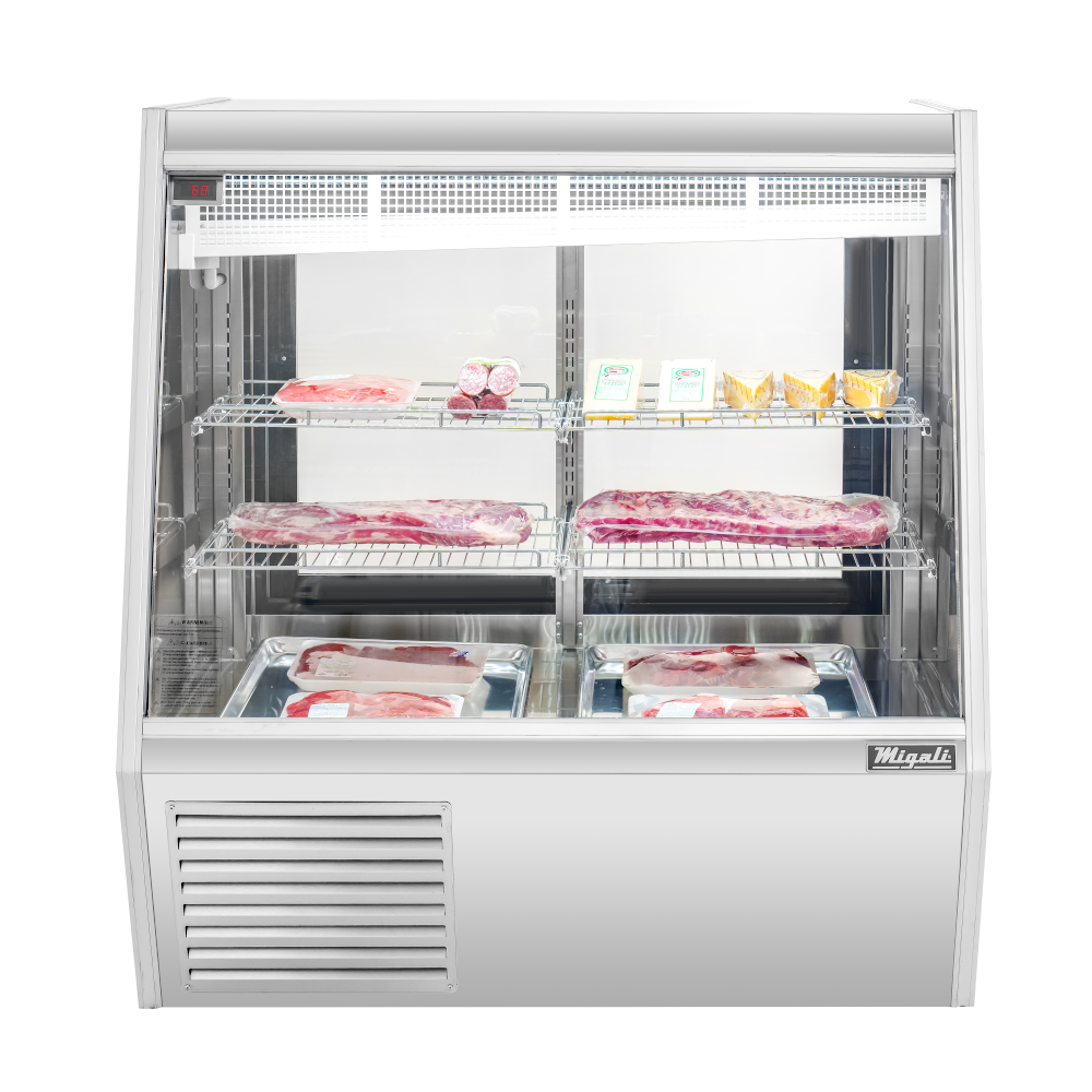 Migali C-DS-4 4 Ft Deli Display Case, Straight Glass