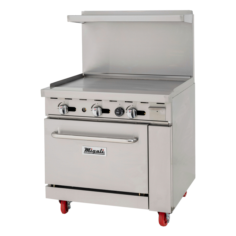 Migali C-RO-36G-NG 36” Griddle Range, (1) Oven, Natural Gas – DEQOnline