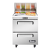 Migali C-SP27-8-D-HC 27″ – 8 Pans, Sandwich Prep Table with Drawers