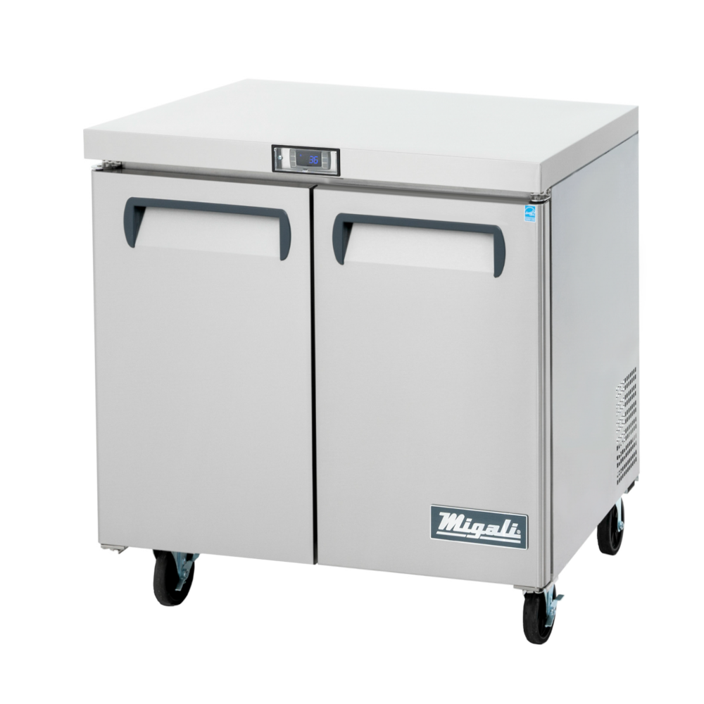 Migali C-U36F-HC 36″ Undercounter & Work Top Freezer