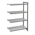 Cambro CBA186064S4580 Camshelving Basics Add On Unit 4S 18X60X64 Brushed Graphite