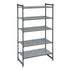 Cambro CBU183084VS5580 Camshelving Basics Starter Unit 4V+1S 18X30X84 Brushed Graphite