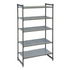 Cambro CBU213684VS5580 Camshelving Basics Starter Unit 4V+1S 21X36X84 Brushed Graphite