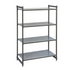 Cambro CBU214264S4580 Camshelving Basics Starter Unit 4S 21X42X64 Brushed Graphite