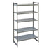 Cambro CBU183084S5580 Camshelving Basics Starter Unit 5S 18X30X84 Brushed Graphite