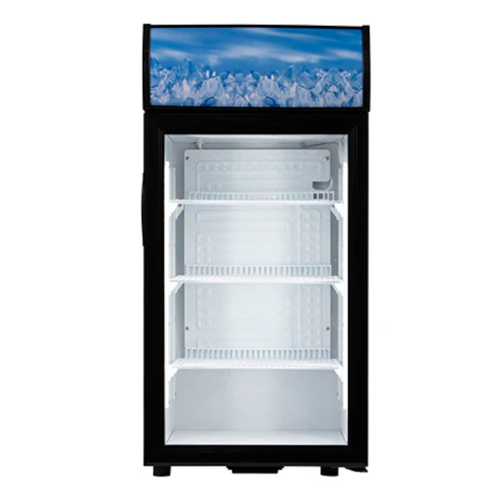 Adcraft CDRF-1D/2.7 Countertop Display Refrigerator 2.7 Cubic Feet