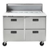 Traulsen CLPT-4812-DW Centerline Compact Prep Table Refrigerator