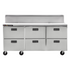 Traulsen CLPT-7220-DW Centerline Compact Prep Table Refrigerator