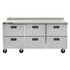 Traulsen CLUC-72R-DW-WT Centerline Compact Undercounter Work Top Refrigerator