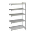 Cambro CPA182484VS5PKG Camshelving Premium Add On Unit 4V+1S 18X24X84 Package