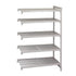 Cambro CPA183664V5480 CamshelvingPremium Add On Unit 5V 18X36X64 Speckled Gray