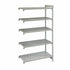 Cambro CPA214884VS5PKG Camshelving Premium Add On Unit 4V+1S 21X48X84 Package