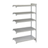 Cambro CPA244284VS5PKG Camshelving Premium Add On Unit 4V+1S 24X42X84 Package