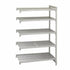 Cambro CPA244864V5480 Camshelving Premium Add On Unit 5V 24X48X64 Speckled Gray