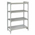 Cambro CPU184264VS4480 Camshelving Premium Starter 3V+1S 18X42X64 Speckled Gray