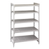 Cambro CPU213672V5480 Camshelving Premium Starter 5V 21X36X72 Speckled Gray