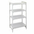 Cambro CPU214264S4480 Camshelving Premium Starter 4S 21X42X64 Speckled Gray