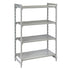 Cambro CPU244864VS4480 Camshelving Premium Starter 3V+1S 24X48X64 Speckled Gray