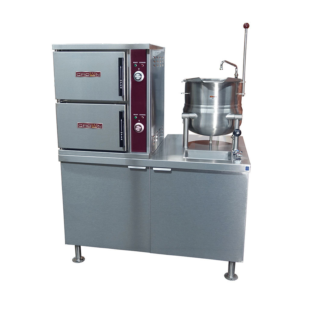Southbend GCX-10S-6 Gas Convection Steamer / Kettle, 2 Compartments