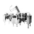 Southbend KDMTL-100-2 Direct Steam Tilting Kettle / Mixer, (2) 100 Gallon Kettles