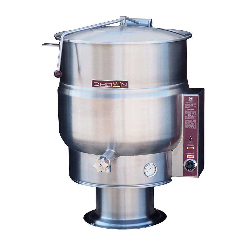 Southbend KEPS-60 Electric Steam Kettle, Stationary Pedestal, 2/3 Jacket 60 Gallon